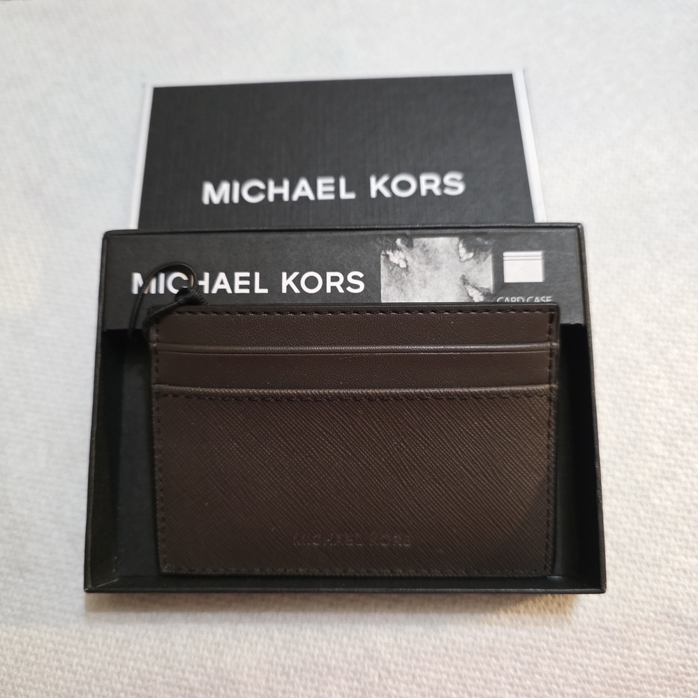 Michael Kors Brown Card Holder - Picture 2 of 5
